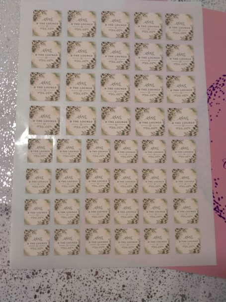 Personalised business stickers